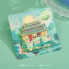Metal UV Refrigerador Pegatina Caja de Regalo Modylan Bolígrafo Creación Beijing Shanghái Hangzhou Wuhan Harbin Viaje Acompañamiento Ceremonia