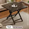 Mesa de Jantar Dobrável para Uso Doméstico, Mesa Quadrada Pequena para Apartamentos Pequenos, Mesa Portátil Simples para Moradia Alugada ou Barracas de Mercado