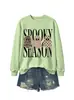 Amazon eBay tienda independiente moda versátil mujer temporada espeluznante tres fantasmas sudadera divertida