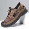 Sandálias Masculinas 2026 Verão Outdoor Bico Fechado Versátil Resistente ao Desgaste Esportes Dirigindo Sapatos Vazados para Dirigir ao Ar Livre para Homens