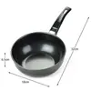 Mini Panela de Ferro Transfronteiriça para Leite, Panela Antiaderente para Sopa, Panela Doméstica para Macarrão Instantâneo e Café da Manhã, Panela para Complemento Alimentar de Bebê, Panela de Fundo Plano para Fogão