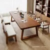 Escritorio largo para sala de estar mesa de lectura y estudio escritorio para estudio en casa oficina escritorio de madera maciza escritorio de tabla grande banco de trabajo escritorio para computadora