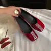 Novos Sapatos Flats de Cetim para Primavera e Outono 2026, Simples, Quadrados na Ponta, com Bolinhas, Slip-On, Modelo Ballet, com Abertura Rasa para Uso ao Ar Livre