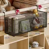 Cesta colgante para camas de dormitorio, estante de almacenamiento colgante para snacks y artículos de uso diario en literas de dormitorios universitarios