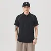 Ropa para Hombre Xintang 20226 Verano Nuevo Estilo Americano Holgada de Manga Corta Moderna Versátil Camisa Polo de Cuello Campana