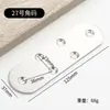 Soporte de Ángulo de Acero Inoxidable de 90 Grados Recto Fijador Triángulo Engrosado Hierro Forma de L t Conector para Muebles Gabinete Soporte de Ángulo para Partición