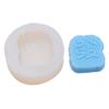 Molde de Silicona de Yeso para Velas Perfumadas con Temática de Fuentes para Manualidades DIY Alivio del Estrés y Molde para Fondant