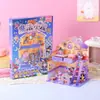 Xingkemeng Casa Tridimensional de Acrílico Rompecabezas Tridimensional de Acrílico Juguetes Creativos Hechos a Mano para Niños Dibujos Animados Venta al por Mayor