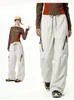 Pantalones de exterior estilo montaña para mujer, diseño de pierna curva, a prueba de viento e impermeables, que realzan la altura, adecuados para senderismo, trail running y como pantalones de paracaídas, con forro polar y relleno de plumón