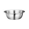 Bacia multifuncional de aço inoxidável 304 espessada para cozinha doméstica, para assar vegetais e bater macarrão, para ovos, para lavar vegetais, para drenar a água, para peneirar arroz