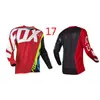 Traje de Descenso Transpirable de Secado Rápido con Mangas Largas y Transferencia de Calor con Cabeza de Zorro Traje de Motocicleta Todoterreno Traje de Ciclismo Traje de Descenso