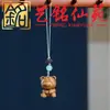 Cadena para Teléfono de Oso Abrazándose Tallado en Palo de Rosa Accesorios Colgantes de Dibujos Animados Colgante de Madera Tallada DIY para Hombres y Mujeres Colgante para Bolsos