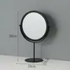 Estilo Nórdico Casa Quarto de Dormir Mesa de Trabalho Arte em Ferro Espelho de Maquiagem Espelho Redondo Espelho de Maquiagem Redondo Moderno Simples para Estudantes