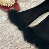 Calças Casuais de Inverno para Meninas, Calças Flares Espessadas com Fleece e Franjas, Versão Coreana da Moda para Crianças