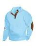 2025 Primavera Outono Tamanho Europeu Masculino Mais Vendido Masculino Gola Alta Manga Longa Casual Outdoor Moletom Tricotado Jacquard