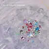 Paquete de material para manicura 2024 primavera y verano nuevo estilo mono mismo estilo hacha Corazón Torcido Cristal K9 diamante flash manicura al por mayor