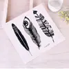 Adesivos de Tatuagem Glitter Preto para Atacado em Estoque DIY Graffiti Europeu e Americano Tatuagens de Flecha e Arco Nativo Americano