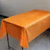 Fornecedor da Fabricante Toalha de Mesa Descartável para Festa Tecido Plástico PE Mesa de Sobremesa de Aniversário Toalha de Mesa Cor Pura 137*183cm