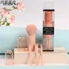 Brocha de Maquillaje Cuatro en Uno Herramienta de Belleza Portátil Brocha de Maquillaje Set de Mini Brochas de Maquillaje Brocha para Rubor