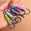 Y049 Cuerda de Paraguas de Siete Hilos Llavero Colgante para Mochila Anillo Abierto Hebilla Colgante Cuerda para Mano Anti-pérdida Cuerda para Llaves Cordón