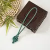 Datura Nó Chinês Artesanal DIY Cordão para Pingente de Borla Estilo Chinês Utensílio de Jade Wenwan Corda para Pegar na Mão Ornamento Cabeça de Pingente
