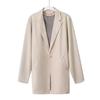 Casaco de Lã Outono e Inverno Masculino Estilo Coreano Moda Bonito Solto Casaco de Lã Estilo Hong Kong Marca Tendência Casaco de Comprimento Médio
