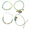 Nuevas Pulseras Apilables Estilo Divertido Festivo de Temu Pulseras Retro Personalizadas de Arcilla Suave Perlas Cuerda Elástica de Nylon