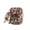 Bolso de Hombro de Moda con Estampado de Leopardo para Mujer 2024 Otoño e Invierno Nuevo Bolso de Hombro Casual Estilo Coreano Sensación de Alta Gama Bolso de Felpa para Mujer