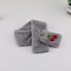 Bufanda de invierno para niños, cálida, de felpa, con forma de cereza pequeña, para estudiantes y niños.