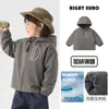 Chaqueta impermeable para niños estilo europeo derecho, forrada de polar y engrosada para invierno, ropa nueva para niños, atuendo de invierno para niños y bebés