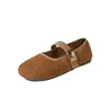 Zapatos Planos Retro de Suela Blanda Versátiles Estilo Coreano de Boca Baja para Viajes Diarios, Primavera y Otoño, Nuevos Zapatos Cómodos para Mujer 2026