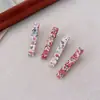 Dulce pasador de mariposa floral para principios de primavera, pinza lateral versátil para flequillo