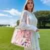 Bolso bandolera cruzado de PVC para mujer de Amazon, bolso de PVC transparente, bolso de playa, bolsa de almacenamiento transparente, bolso de PVC para mujer