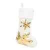 Decoraciones Navideñas Transfronterizas, Calcetines Decorativos Navideños, Bolsas de Regalo Bordadas, Calcetines Metálicos Navideños, Calcetines de Dulces Navideños
