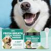 Kriath Polvo para el Cuidado Dental de Perros Ecológicamente Suave Cuidado de Limpieza Diaria Polvo Dental para Perros Mascota Polvo para Dientes