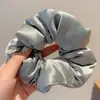 Scrunchie lenço quadrado estilo pastoral francês para meninas e crianças, elástico de cabelo doce com laço para coques, acessório de cabelo