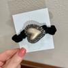 Ano novo vermelho veludo bandana meninas elegante luz luxo elegante alta elástica grossa faixa de cabelo pequena fragrância estilo leve luxo corda de cabelo