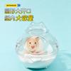 Baño para Hámster Baño para Hámster Bañera Transparente de Alto Valor Producto Antisalpicaduras Gran Capacidad Baño para Hámster Dorado