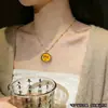 Mini Colgante Thangka Pintado a Mano con Ojos de la Fortuna de Cinco Vías, Patrón Personalizable, Joyería Unisex, Colgante Pequeño de Estilo Étnico