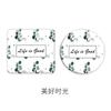 Regalo Negocio Posavasos Absorbente de Tierra de Diatomeas Natural Barro de Diatomeas Japonés Antideslizante Aislamiento Térmico Posavasos de Té Nuevo Patrón