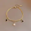 2024 Nuevo Famoso de Internet Versión Coreana Mismo Estilo de Douyin Pulsera de Pentagrama Casual y Más Fácil de Combinar Collar de Estrella Joyería Regalo