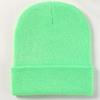Sombrero tejido versión ligera europeo y americano sin gorro color sólido sombrero de lana venta al por mayor color caramelo bordado invierno frío cálido