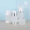 Botella de Loción de Prensa al Vacío Escarchada de 120 ml Botella de Empaque para Protector Solar Limpiador Facial Gran Capacidad Producto para el Cuidado de la Piel Botella de Plástico