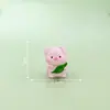 Paisaje en miniatura, creativo y lindo, con un zongzi (tamal de arroz glutinoso) y un cerdito, perfecto como decoración DIY, accesorio para regalo u adorno de escritorio para el Festival del Bote del Dragón