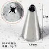 Bico Decorador de Aço Inoxidável 304 Soldado a Laser, Moldagem de Padrões, Decoração de Bolos e Biscoitos, Ferramentas de Confeitaria