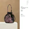 Bolsa de brocado, especialmente projetada para xícaras de chá, bolsa de viagem portátil, pequena bolsa de armazenamento, bambu, novo estilo chinês