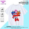 Camiseta de Dibujos Animados para Niños de Manga Corta de Verano Moderna Camiseta Básica para Niño de 3 Años Niña de 7 Años Bebé Estilo Occidental Top 5 Vestido de Verano