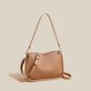 Bolso Pequeño de Moda Plisado de Alta Gama para Mujer Nuevo 2023 Otoño e Invierno Simple Joker Bolso Cuadrado Pequeño Bolso de Hombro para Viajar