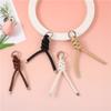 Nuevo llavero colgante de cuerda de cuero sintético tejido a la moda, creativo, hecho a mano, para colgar bolsos que combinan con todo.