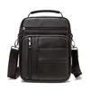 Bolsa de Ombro Masculina Casual para Viagem Transfronteiriça bolsa de ombro couro Couro Bovino de Primeira Camada Bolsa Transversal